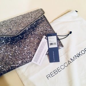 Rebecca Minkoff Leo Glitter Envelope Clutch